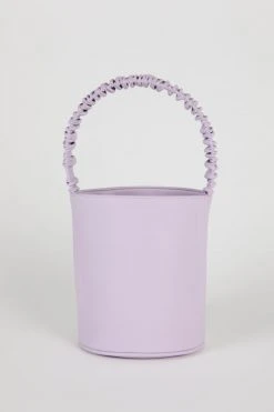Intentionally Blank SCRUNCHIE BUCKET BAG Lilac Vegan