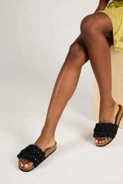 Intentionally Blank NEW ARRIVALS MACRO SANDAL Black