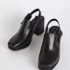 Intentionally Blank HONCHO MULE Black Leather SHOES