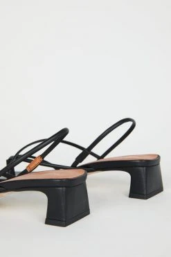 Intentionally Blank FREYA HEELED SANDAL Black NEW ARRIVALS