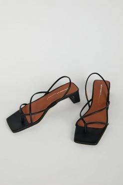 Intentionally Blank FREYA HEELED SANDAL Black NEW ARRIVALS
