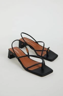 Intentionally Blank FREYA HEELED SANDAL Black NEW ARRIVALS