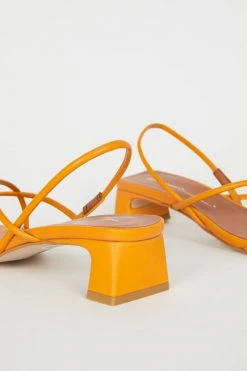 Intentionally Blank FREYA HEELED SANDAL Mandarin