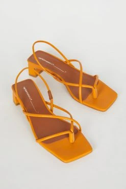 Intentionally Blank FREYA HEELED SANDAL Mandarin