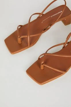 Intentionally Blank NEW ARRIVALS FREYA HEELED SANDAL Tan