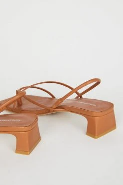 Intentionally Blank NEW ARRIVALS FREYA HEELED SANDAL Tan