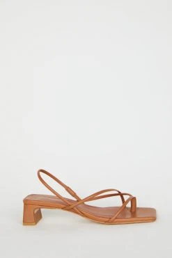 Intentionally Blank NEW ARRIVALS FREYA HEELED SANDAL Tan