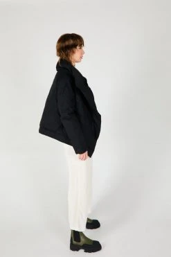 Intentionally Blank FOLDEN PUFFER JACKET BLACK