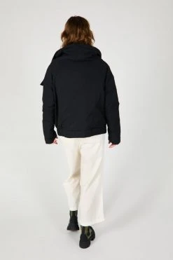 Intentionally Blank FOLDEN PUFFER JACKET BLACK