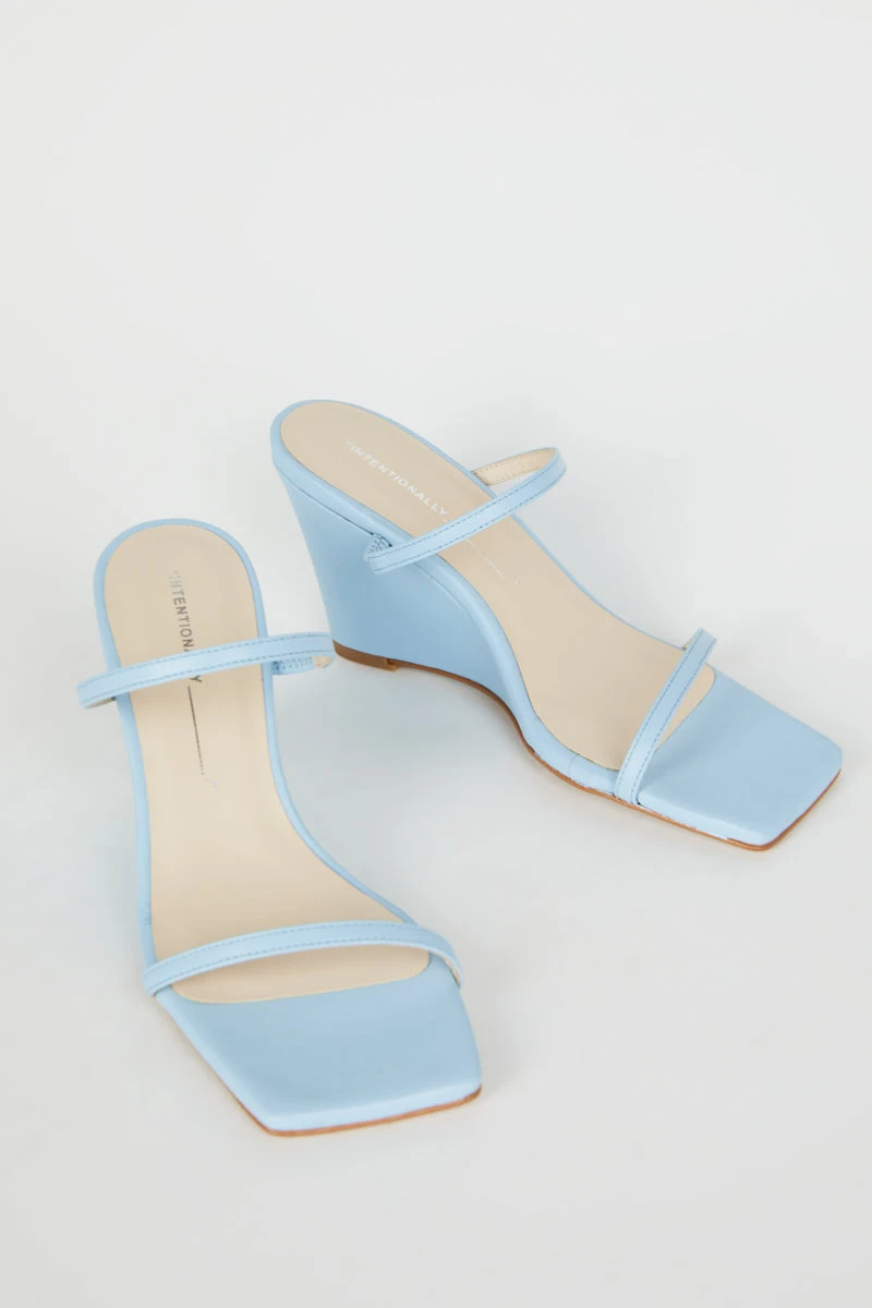Intentionally Blank NEW SHOES GRETTA WEDGE Sky 4 Intentionally Blank NEW SHOES GRETTA WEDGE Sky