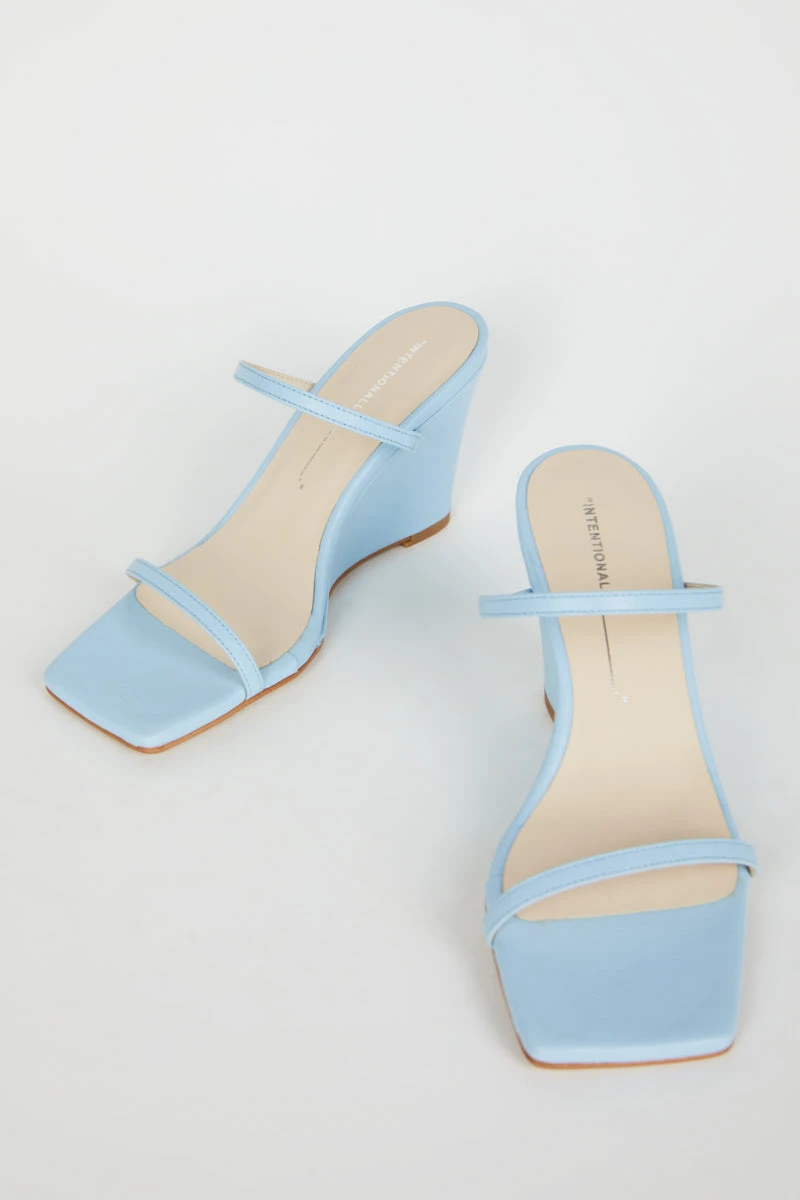 Intentionally Blank NEW SHOES GRETTA WEDGE Sky 3 Intentionally Blank NEW SHOES GRETTA WEDGE Sky