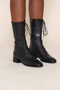 Intentionally Blank SHOES HARRIS LACE UP BOOT Black