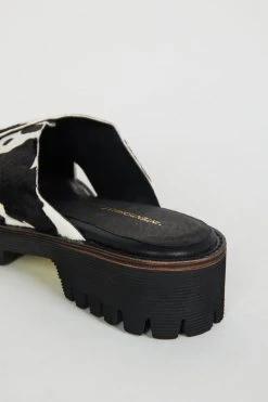 Intentionally Blank HIJINX SANDAL Black Moo NEW SHOES