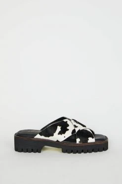 Intentionally Blank HIJINX SANDAL Black Moo NEW SHOES