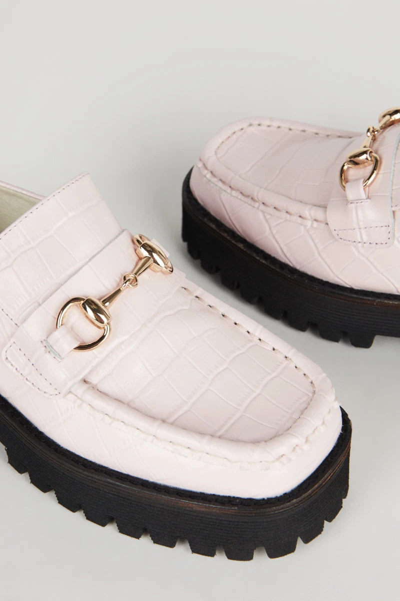 Intentionally Blank SHOES HK-2 Loafer Baby Pink 6 Intentionally Blank SHOES HK-2 Loafer Baby Pink