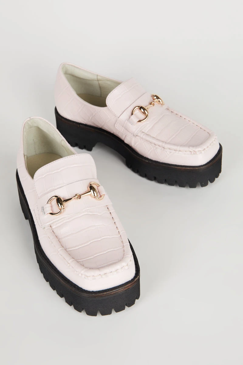 Intentionally Blank SHOES HK-2 Loafer Baby Pink 3 Intentionally Blank SHOES HK-2 Loafer Baby Pink