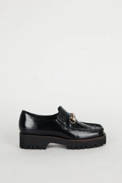 Intentionally Blank SHOES HK-2 Loafer Black Croc