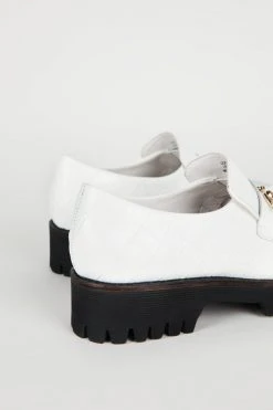 Intentionally Blank SHOES HK-2 Loafer White Croc