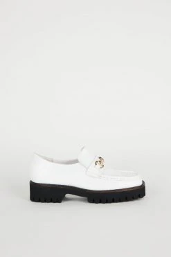 Intentionally Blank SHOES HK-2 Loafer White Croc