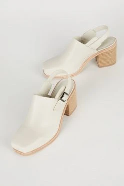 Intentionally Blank HONCHO MULE Cream SHOES