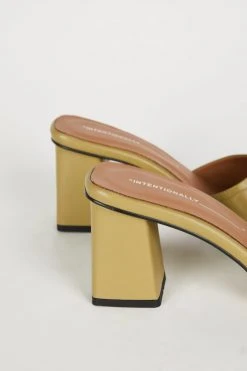 Intentionally Blank HOUSE HEEL Olive NEW ARRIVALS