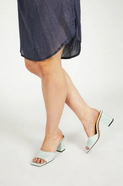 Intentionally Blank NEW ARRIVALS HOUSE HEEL Light Blue