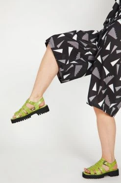 Intentionally Blank HADDIE FISHERMAN SANDAL Apple Green SHOES