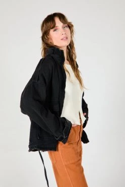 Intentionally Blank GARMENTS HAR JACKET BLACK DENIM