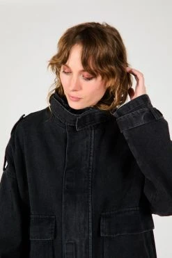 Intentionally Blank GARMENTS HAR JACKET BLACK DENIM