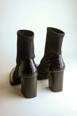 Intentionally Blank SHOES AUNTIE-2 HEELED BOOT BLACK 8 Intentionally Blank SHOES AUNTIE-2 HEELED BOOT BLACK