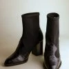 Intentionally Blank SHOES AUNTIE-2 HEELED BOOT BLACK