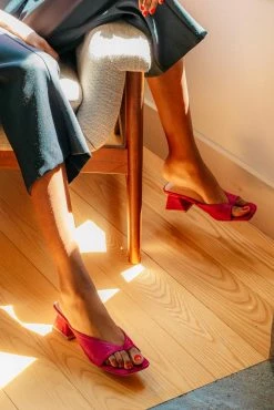 Intentionally Blank KIKI HEEL Magenta SHOES