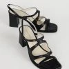 Intentionally Blank SHOES IF HEELED SANDAL Black