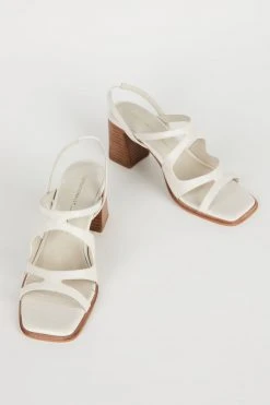 Intentionally Blank IF HEELED SANDAL Cream SHOES