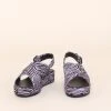 Intentionally Blank SUM FLATFORM SANDAL Lilac Zebra SHOES