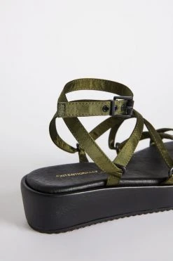 Intentionally Blank SUM-2 FLATFORM SANDAL Khaki SHOES