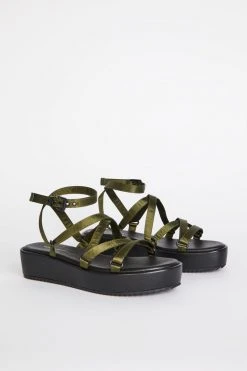 Intentionally Blank SUM-2 FLATFORM SANDAL Khaki SHOES