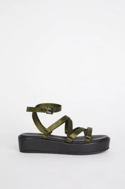Intentionally Blank SUM-2 FLATFORM SANDAL Khaki SHOES