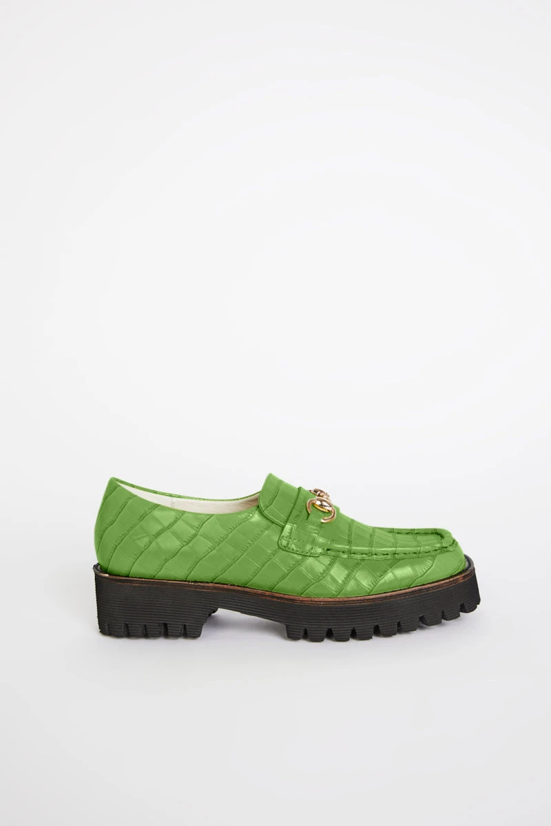 Intentionally Blank HK-2 Loafer Apple Green 6 Intentionally Blank HK-2 Loafer Apple Green