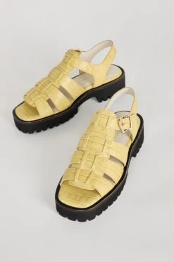 Intentionally Blank HADDIE FISHERMAN SANDAL Citrus NEW SHOES