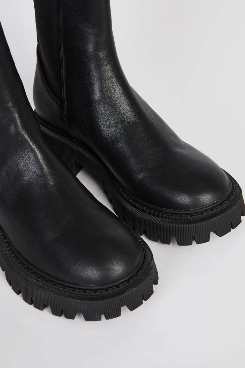 Intentionally Blank GUIDED PULL ON BOOT Black SHOES 6 Intentionally Blank GUIDED PULL ON BOOT Black SHOES