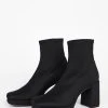 Intentionally Blank SHOES WHO ME 2 HEELED BOOT Black