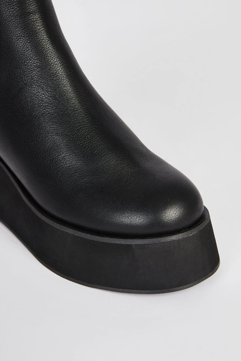 Intentionally Blank HAMMER PLATFORM BOOT Black SHOES 5 Intentionally Blank HAMMER PLATFORM BOOT Black SHOES