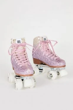 Intentionally Blank PRE-PARTY ROLLER SKATE LILAC GLITTER