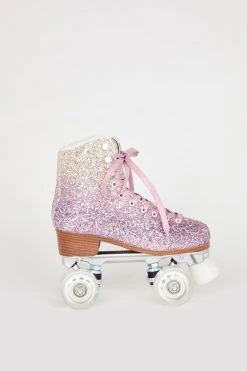 Intentionally Blank PRE-PARTY ROLLER SKATE LILAC GLITTER