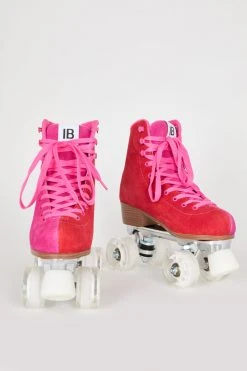 Intentionally Blank IB ROLLER SKATES PARTNER ROLLER SKATE Fuchsia Combo