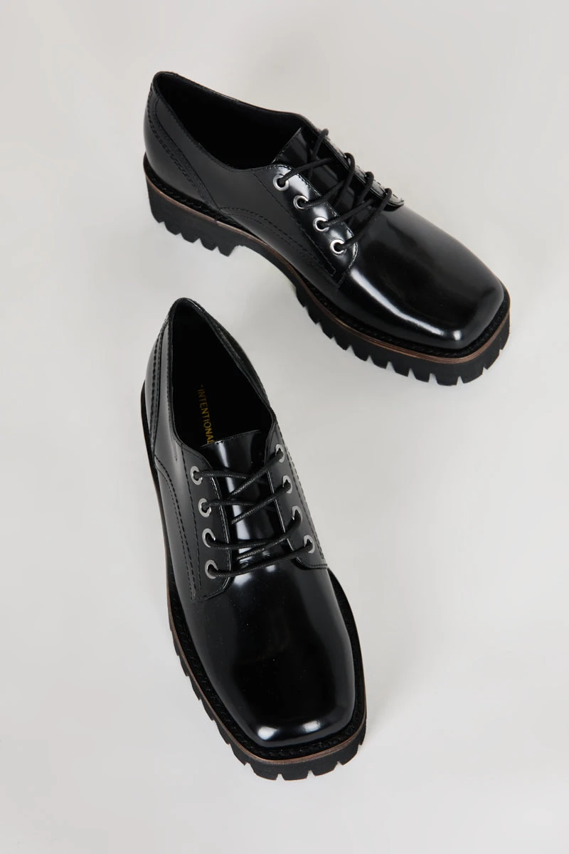 Intentionally Blank QUEEN STREET OXFORD Black LOAFERS 4 Intentionally Blank QUEEN STREET OXFORD Black LOAFERS