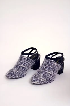 Intentionally Blank SHOES PATRON II HEEL Blue Tweed