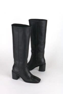 Intentionally Blank COUCOU TALL HEELED BOOT Black