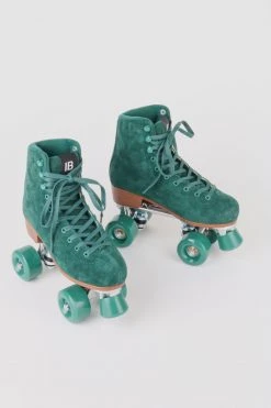 Intentionally Blank RINK ROLLER SKATE Emerald Green IB ROLLER SKATES